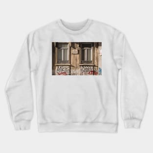 Balconies, Doors And Windows Of Lisbon - 3 © Crewneck Sweatshirt